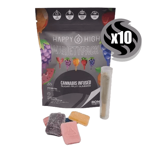 HAPPY HIGH mit Cannabis angereicherte Gummibärchen