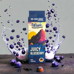 Wape - 10-OH-HHC VAPE 95 2ml Juicy Blueberry